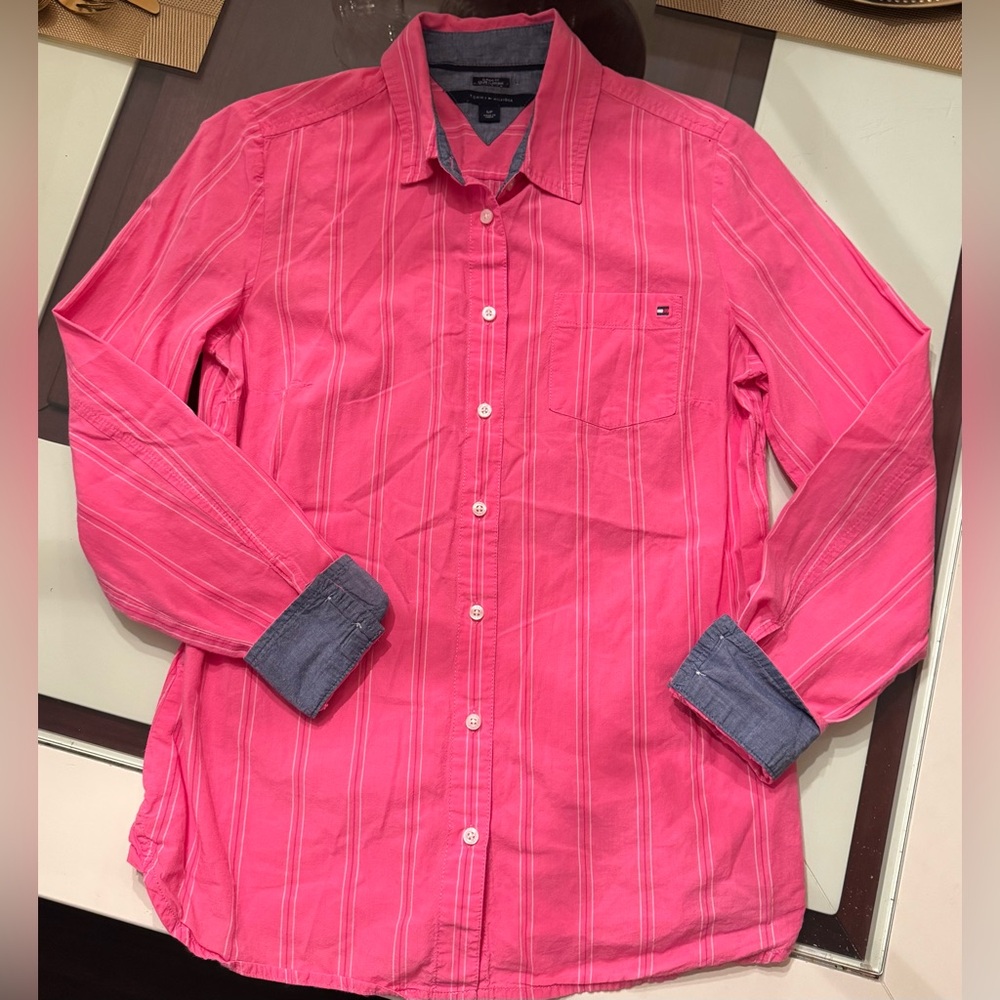 Tommy Hilfiger Pink Button-Down Shirt